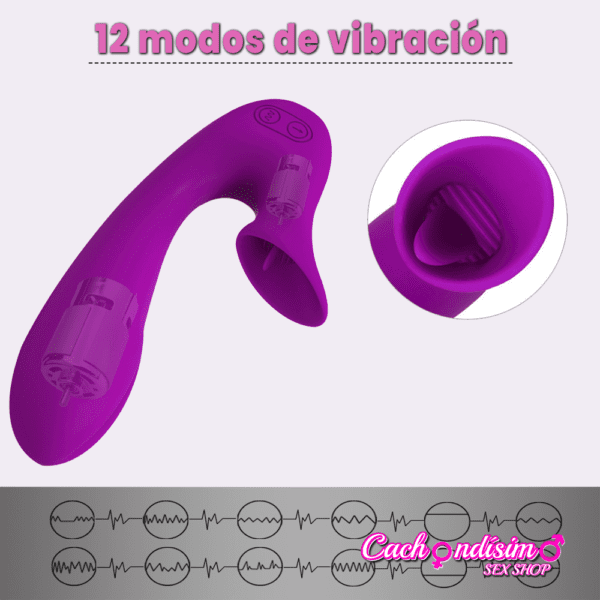 Vibrador Doble estimulación OLIVIA usb - Image 3