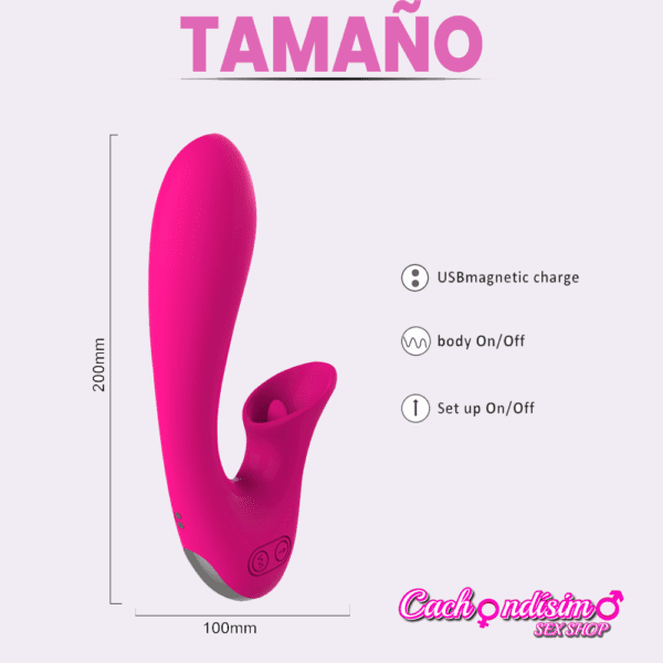 Vibrador Doble estimulación OLIVIA usb